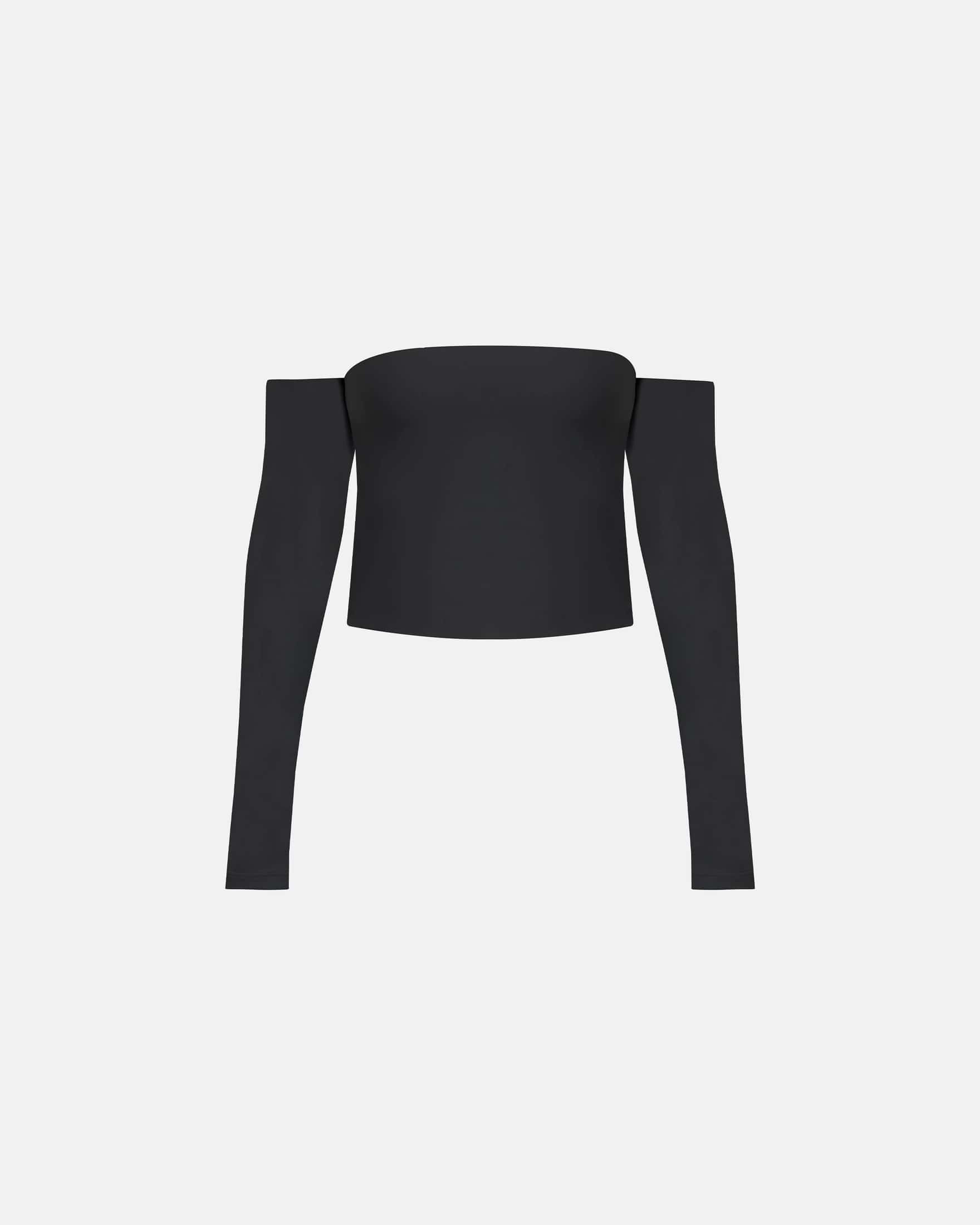 Basics Off Shoulder Long Sleeve Tops