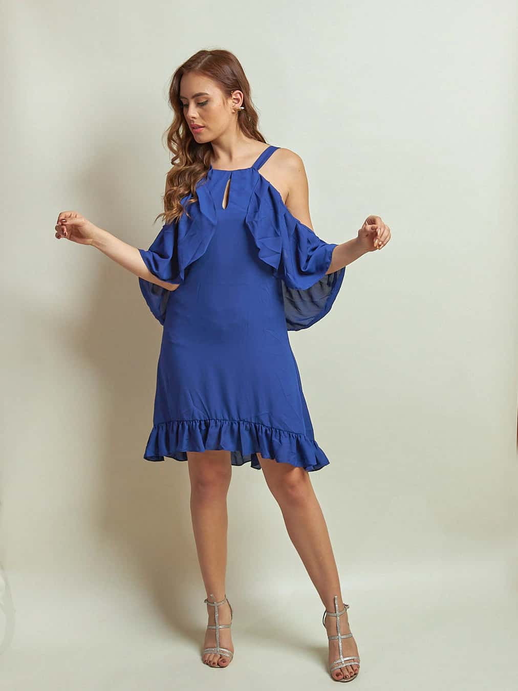 Vestido Lucan Azul - miniatura 7
