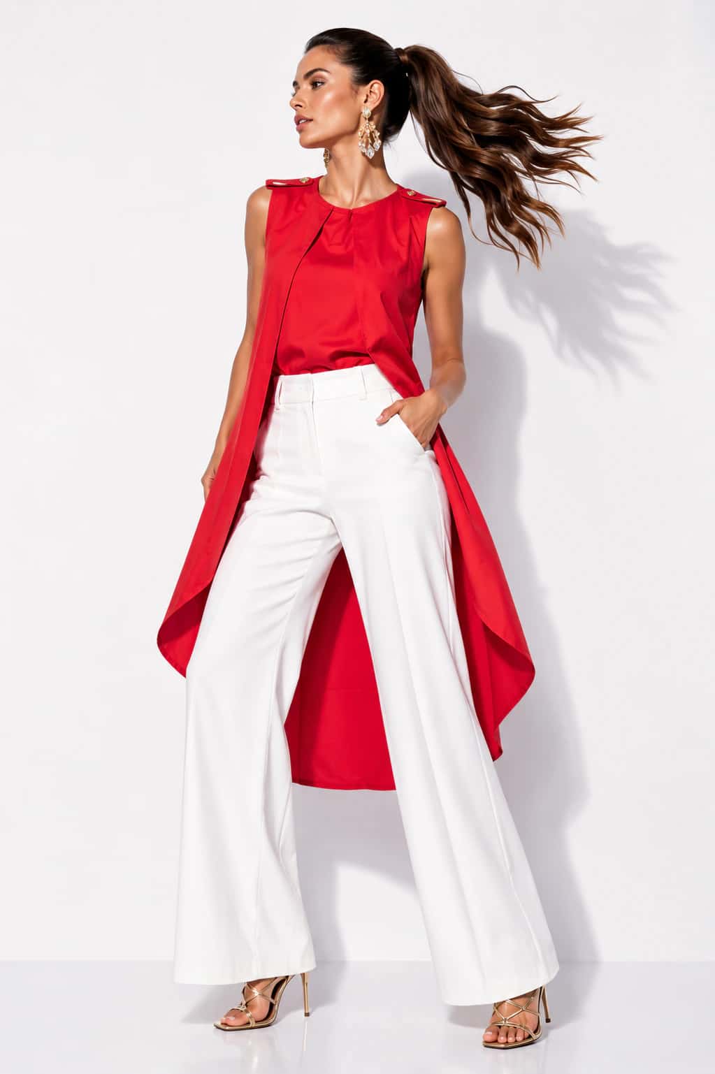 Blusa Luz Angela Rojo - miniatura 1