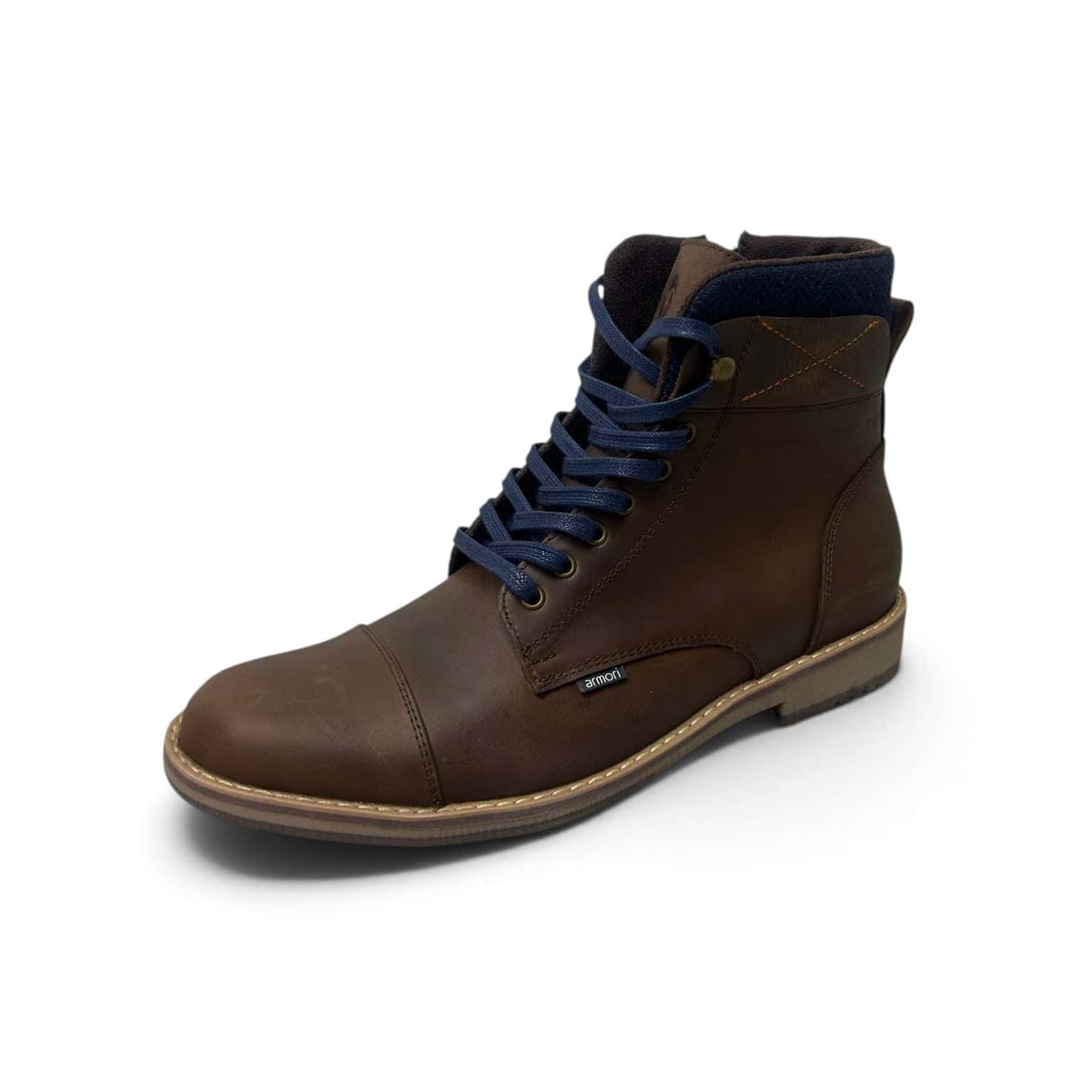 Botas de cuero para hombre cafés| Armori x Los Caballeros