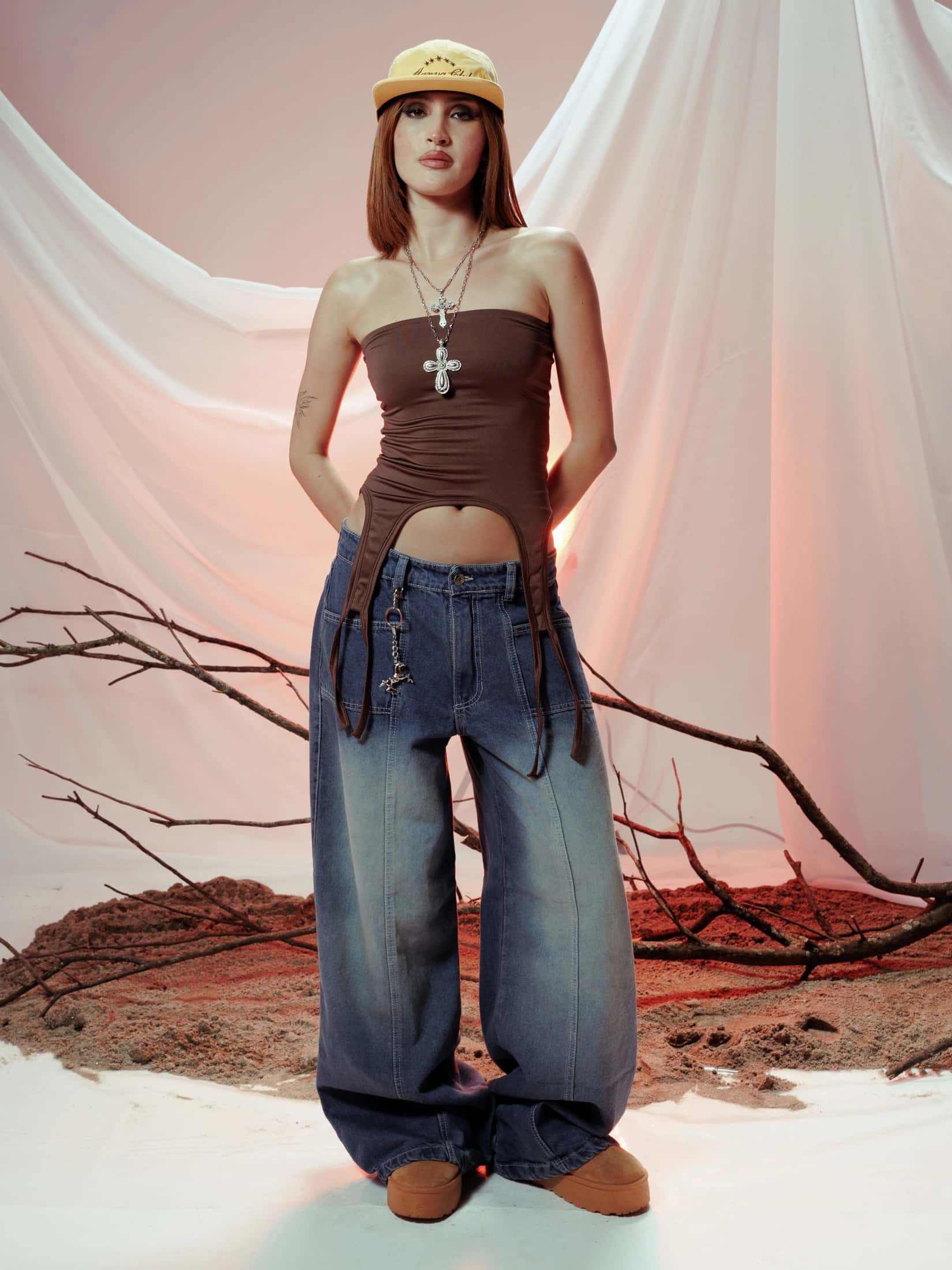 SIREN TOP MARRON - miniatura 5
