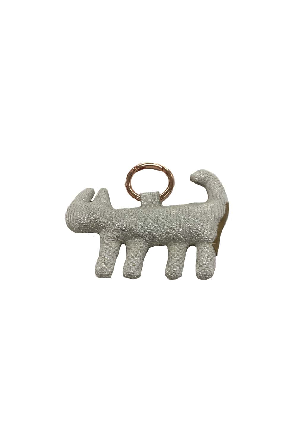 Cats With A Heart Metallic Ivory & Rosewood