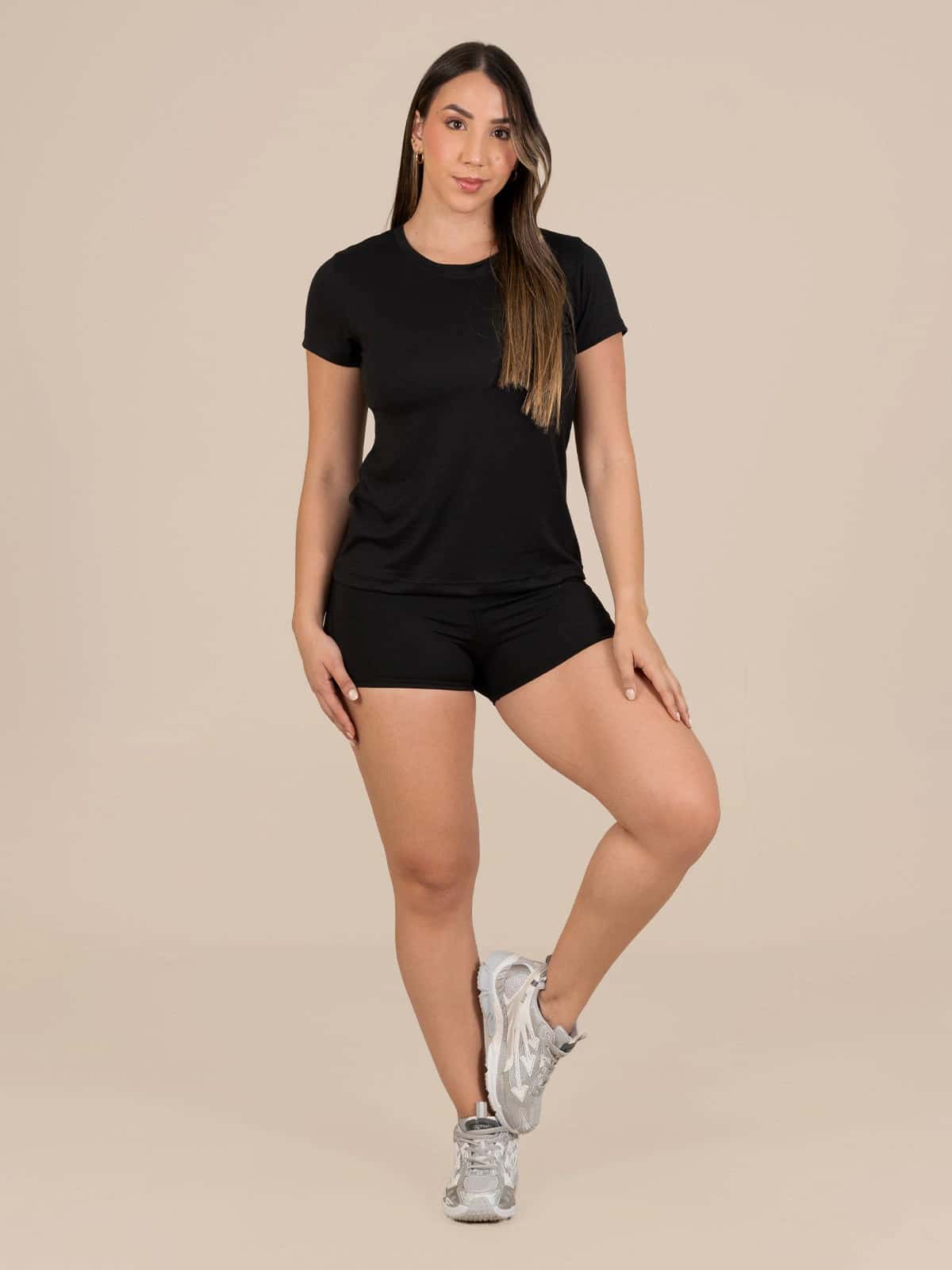 Eire mini short set negro