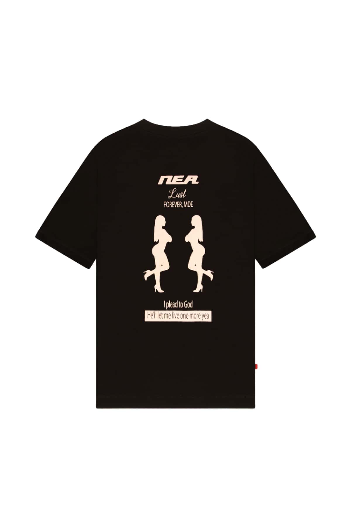 CAMISETA REGULAR HOMBRE LUST NEGRO NEA - miniatura 1