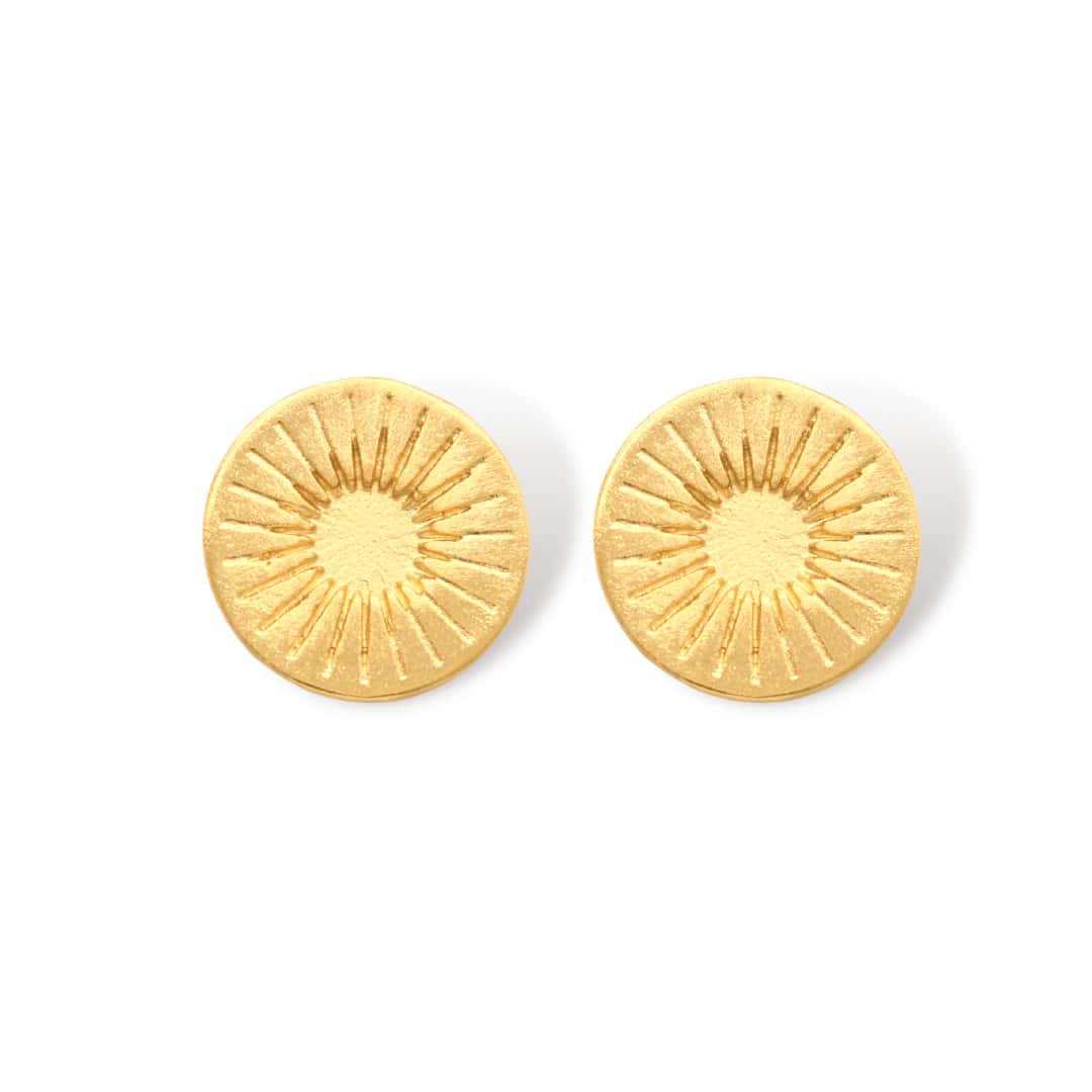Aretes de sol precolombino
