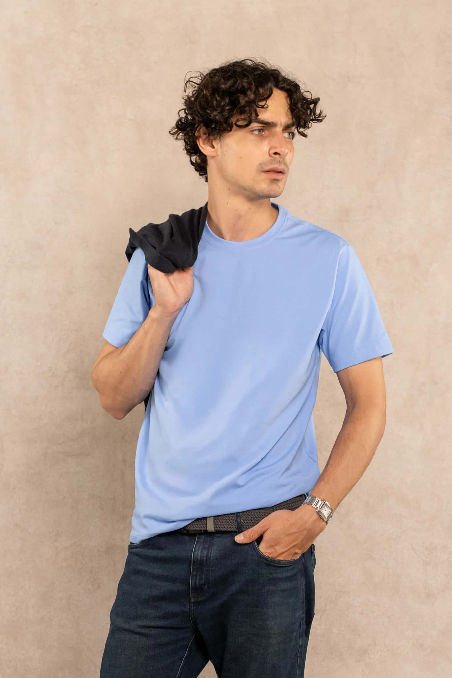 Camiseta Antimanchas Cerulian Blue