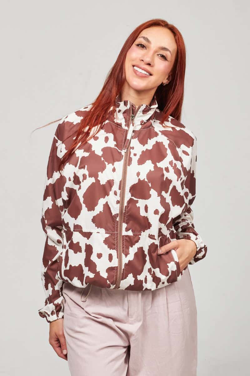 Chaqueta Rompevientos Terracota Wild