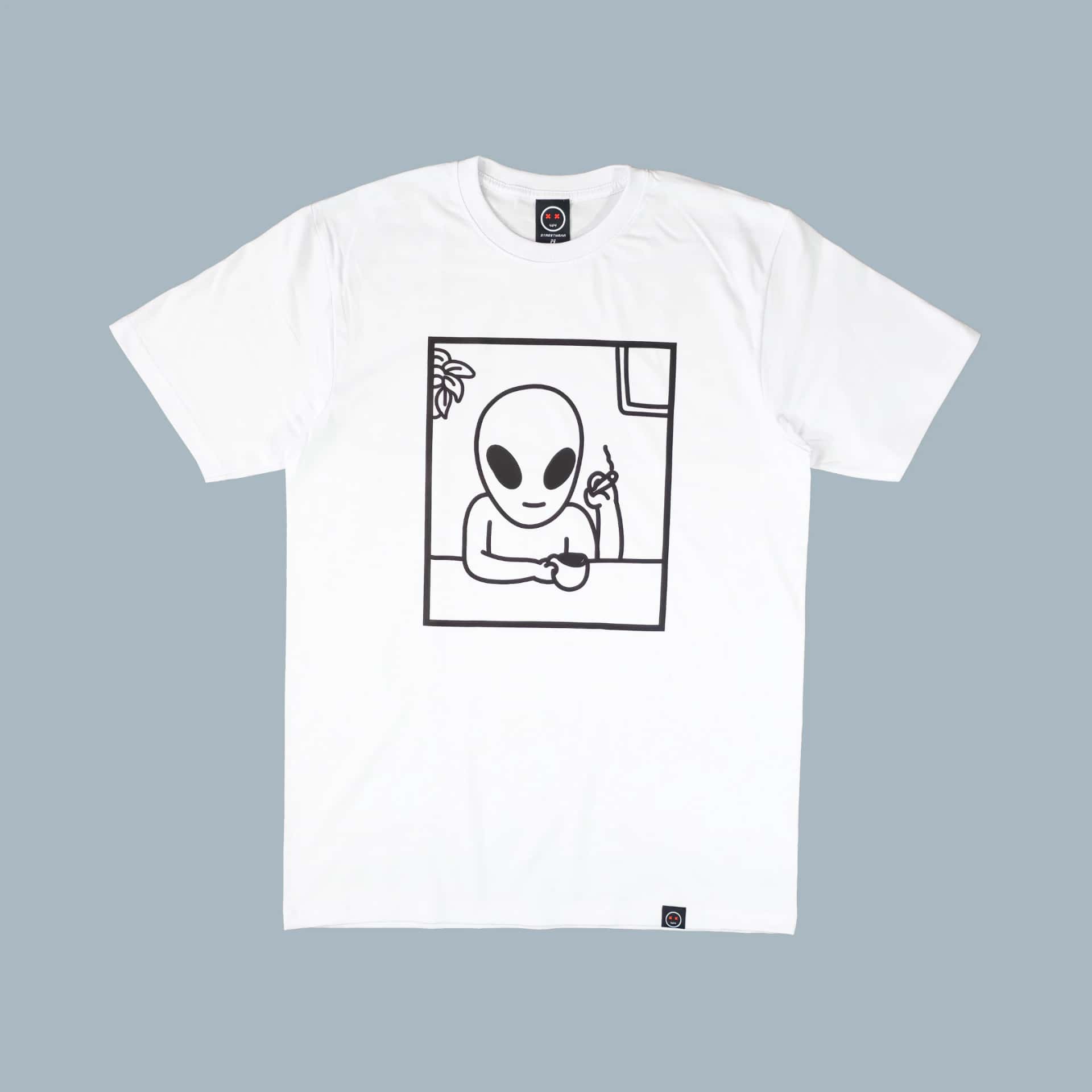 Camiseta Regular - Alien Smoke