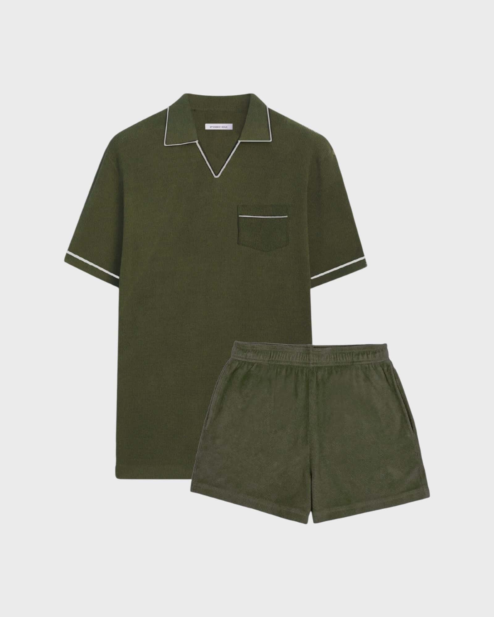 Sicilia & Venecia Set Pack - Olive Green Toweling - miniatura 1