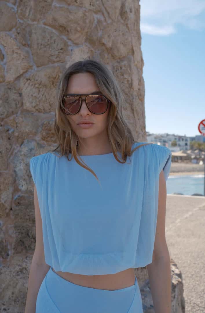 Blusa Volare Hombreras