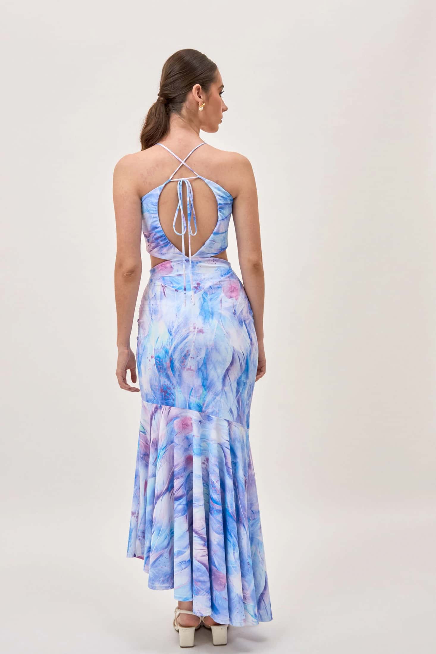 Vestido Oll Plumas Lila - miniatura 8