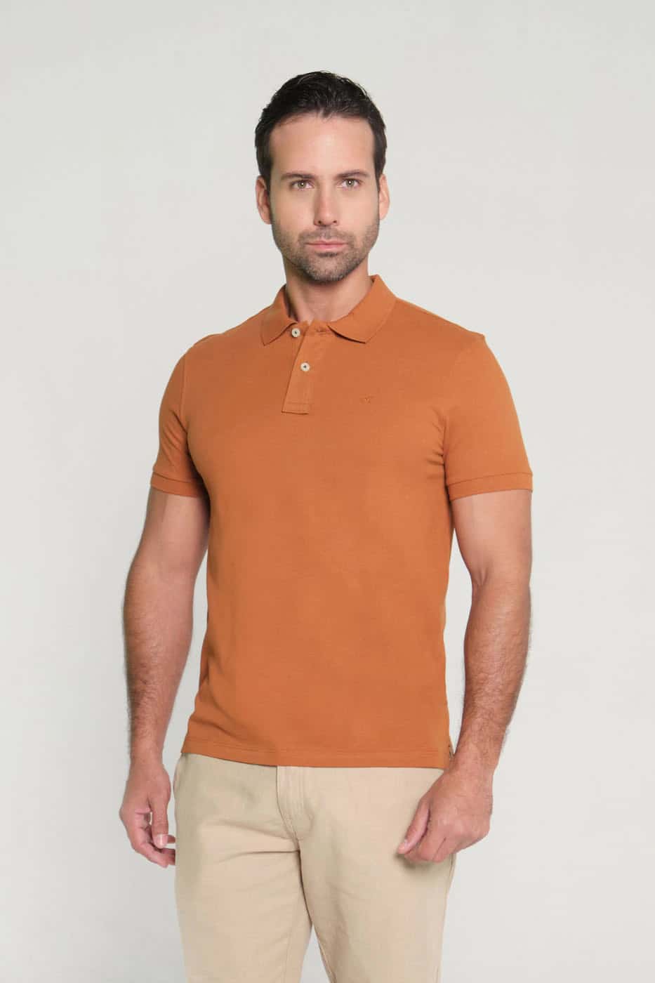 Camiseta Polo Terracota
