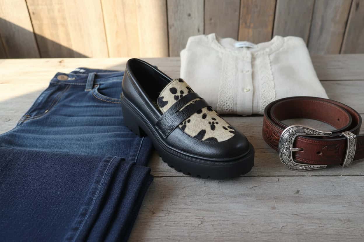 Mocasín Capri Vaquita * cuero Negro - miniatura 5