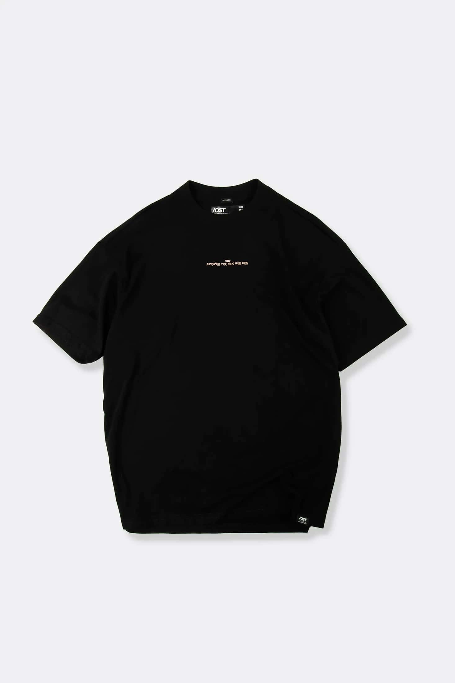 CAMISETA MANGA CORTA COLOR NEGRO