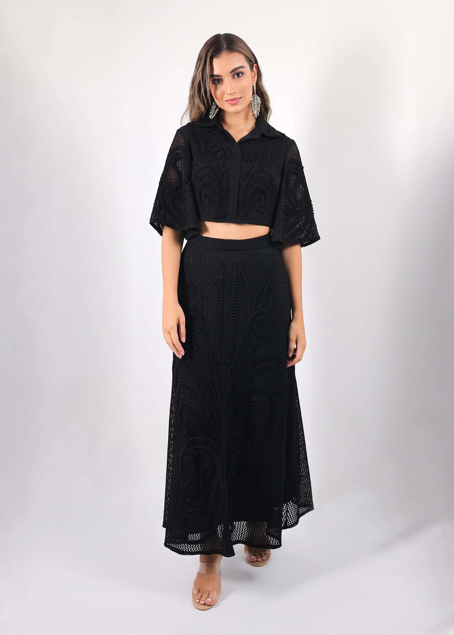 Conjunto Black Guipure