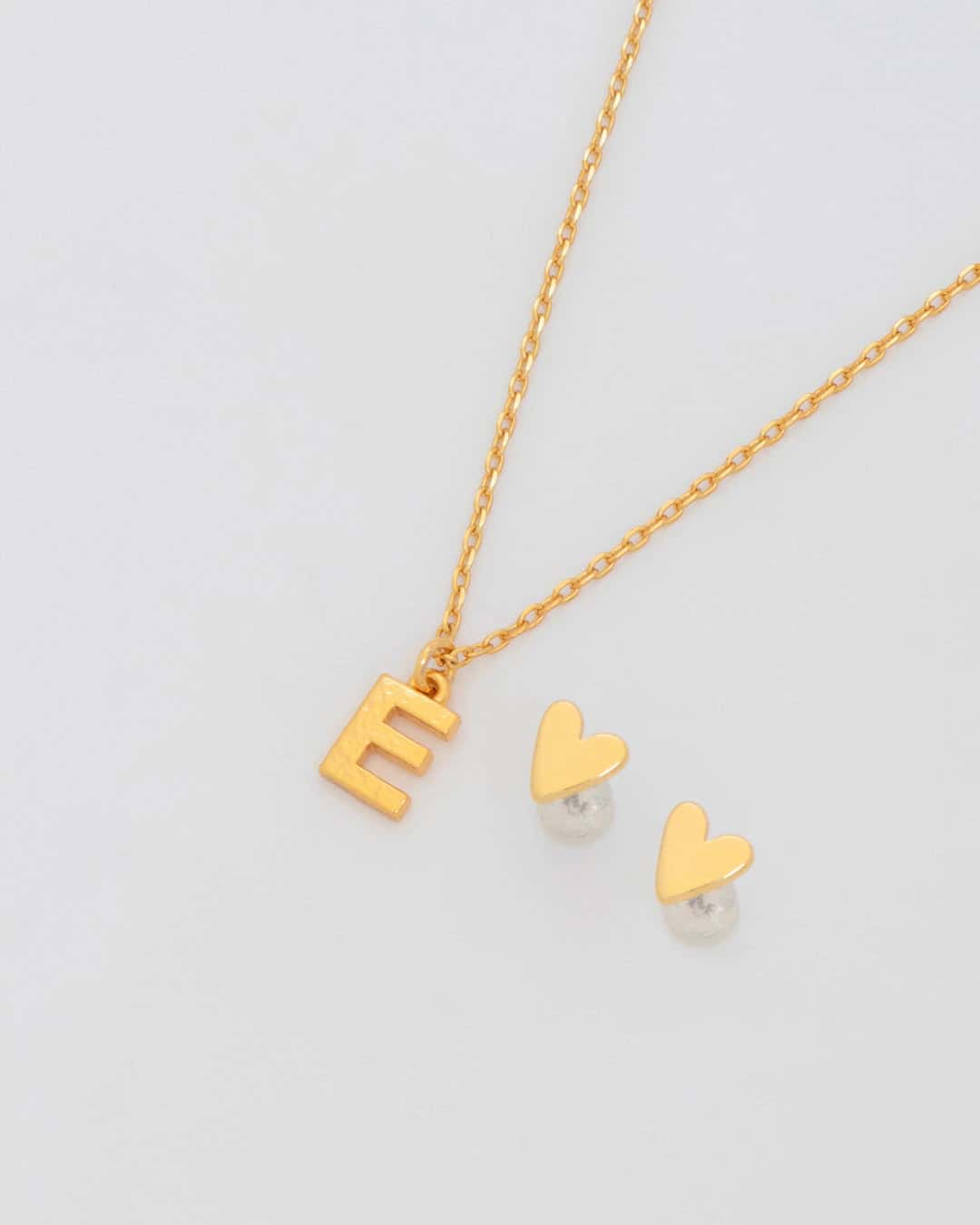 Collar Letra + Aretes