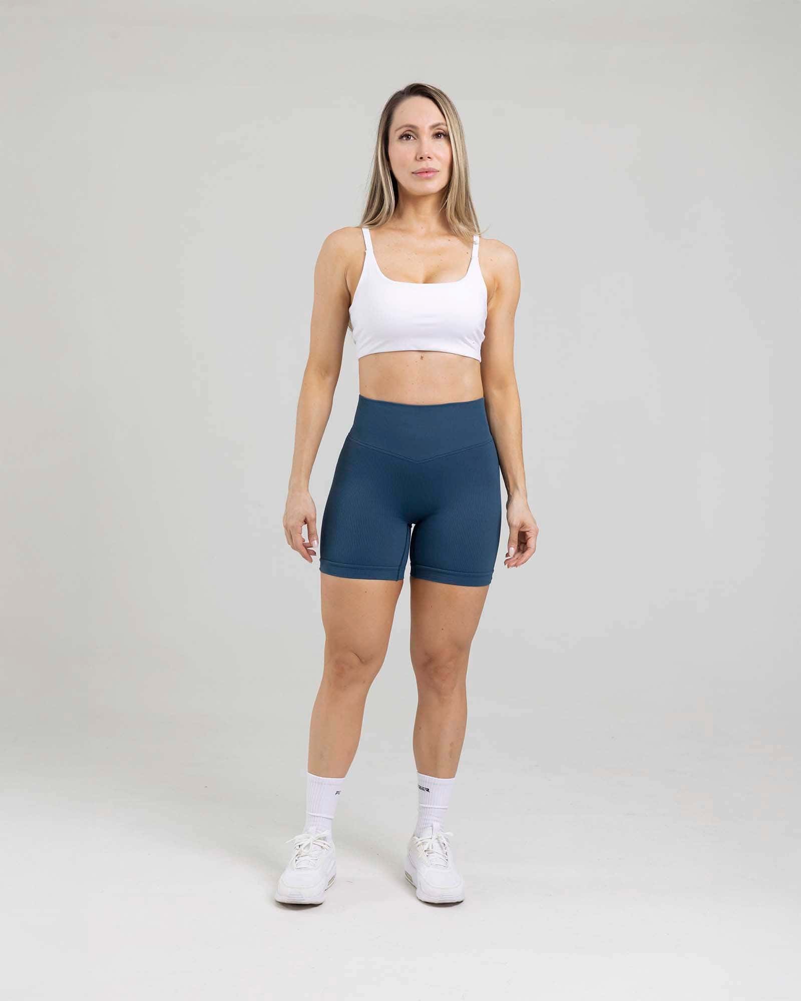 Short seamless azul navy tropi FIBER