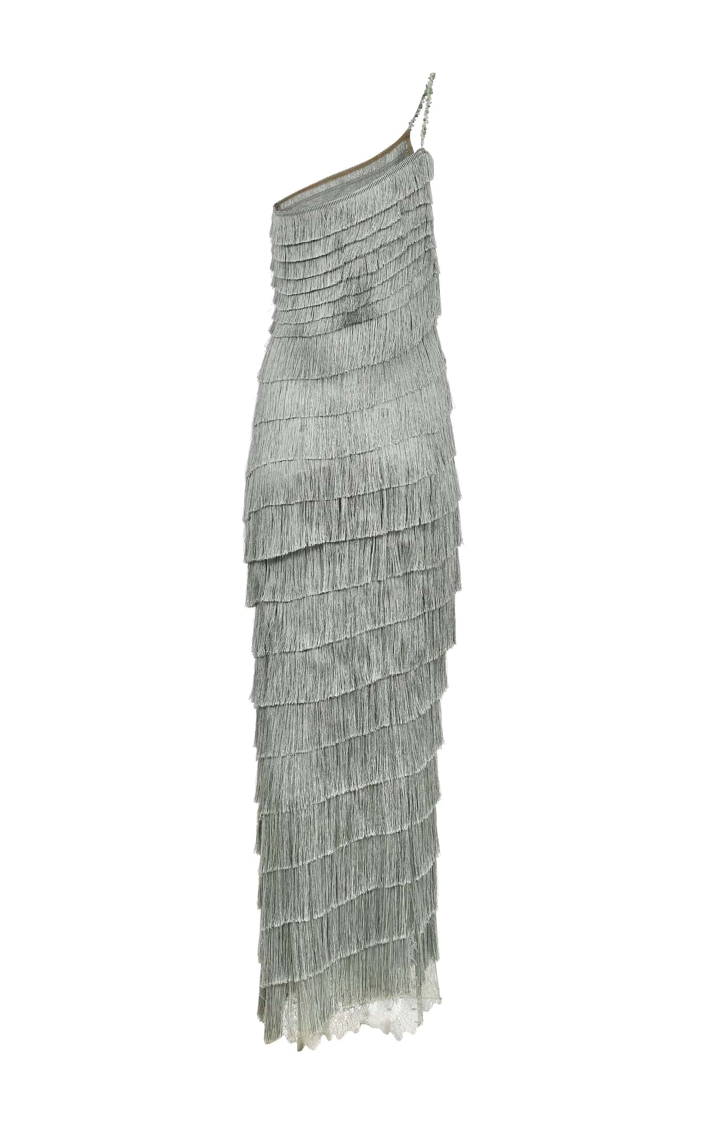 Isidora Mint Fringe Dress - miniatura 4