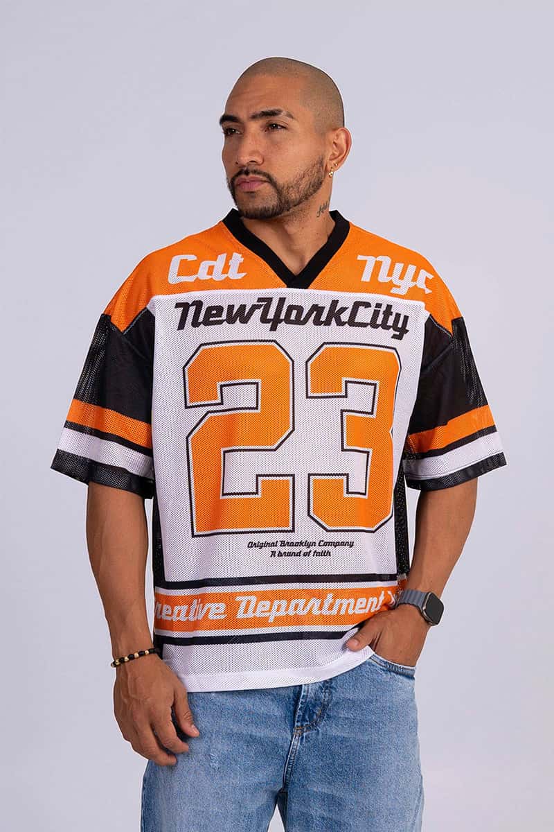 Camiseta oversize malla new york