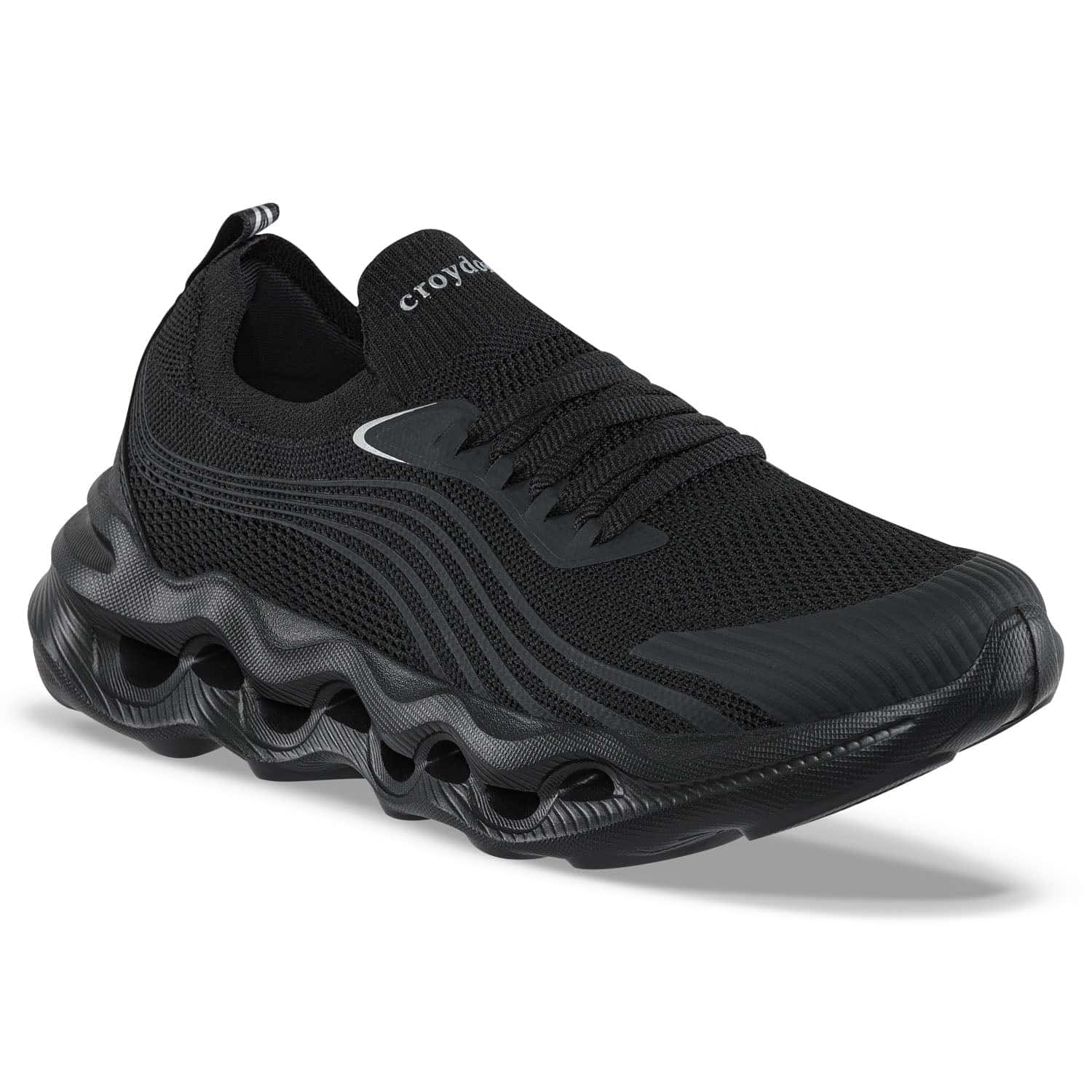 Tenis para Caminar Nami Negro-Negro Croydon para Mujer