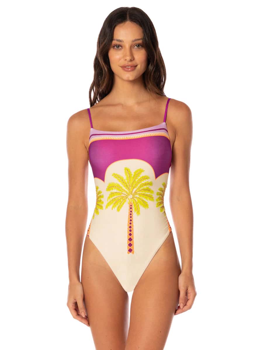 Maaji Moroccan Palm Briella Signature Cut Classic One Piece