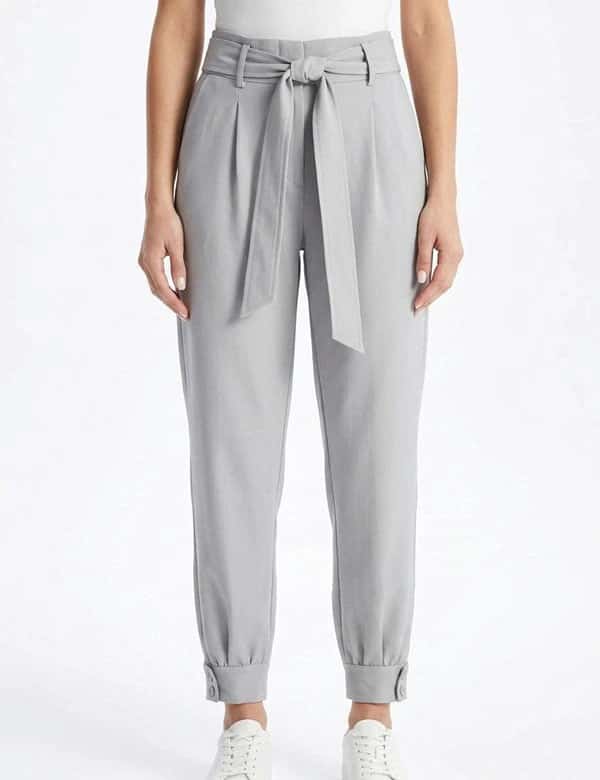 Pantalon Vintage Puño en Bota Gris