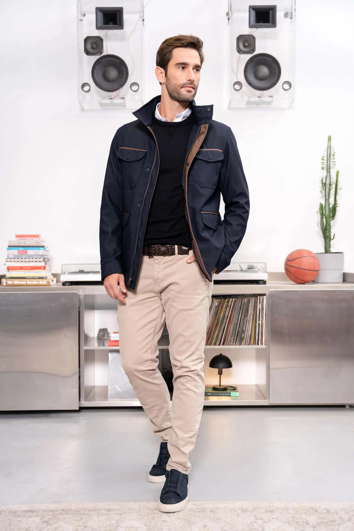 Chaqueta Britanica Hombre Azul Oscuro - miniatura 2
