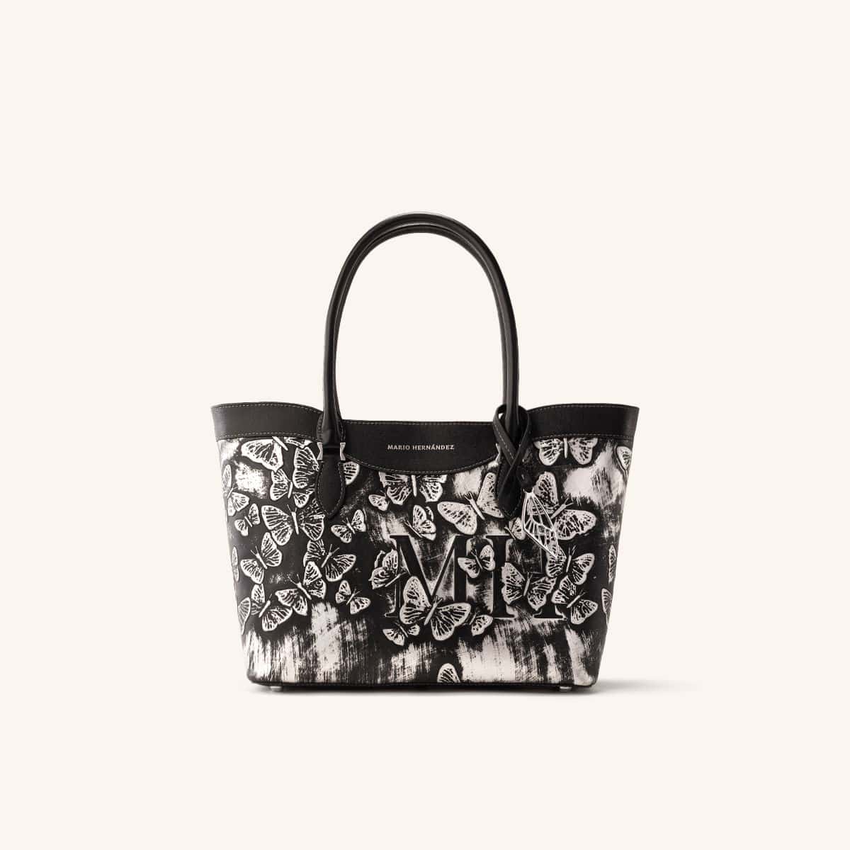 Tote Alas Mediano Platino Mariposas