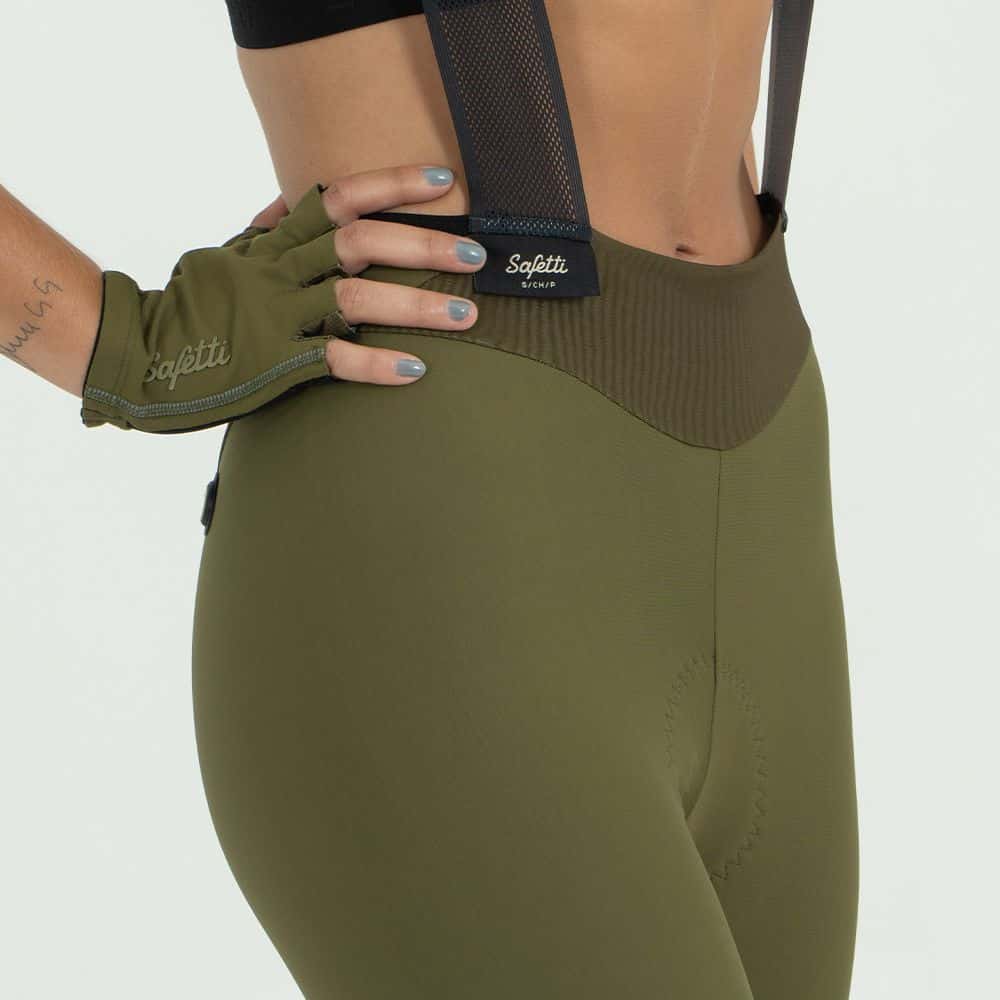 PANTALONETA CICLISMO TOSCANA 2.0 + OLIVA PARA MUJER - miniatura 4
