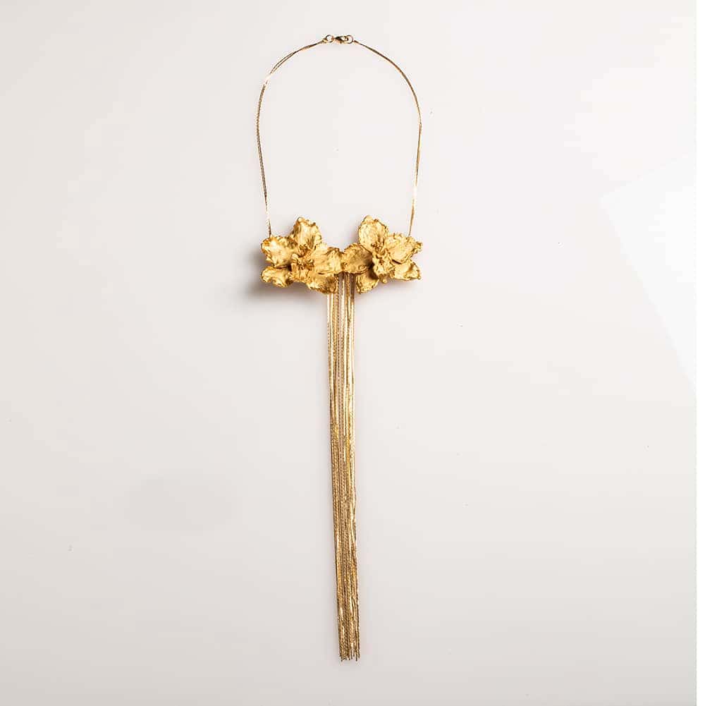 Wilsonara Orchid and Chains Necklace