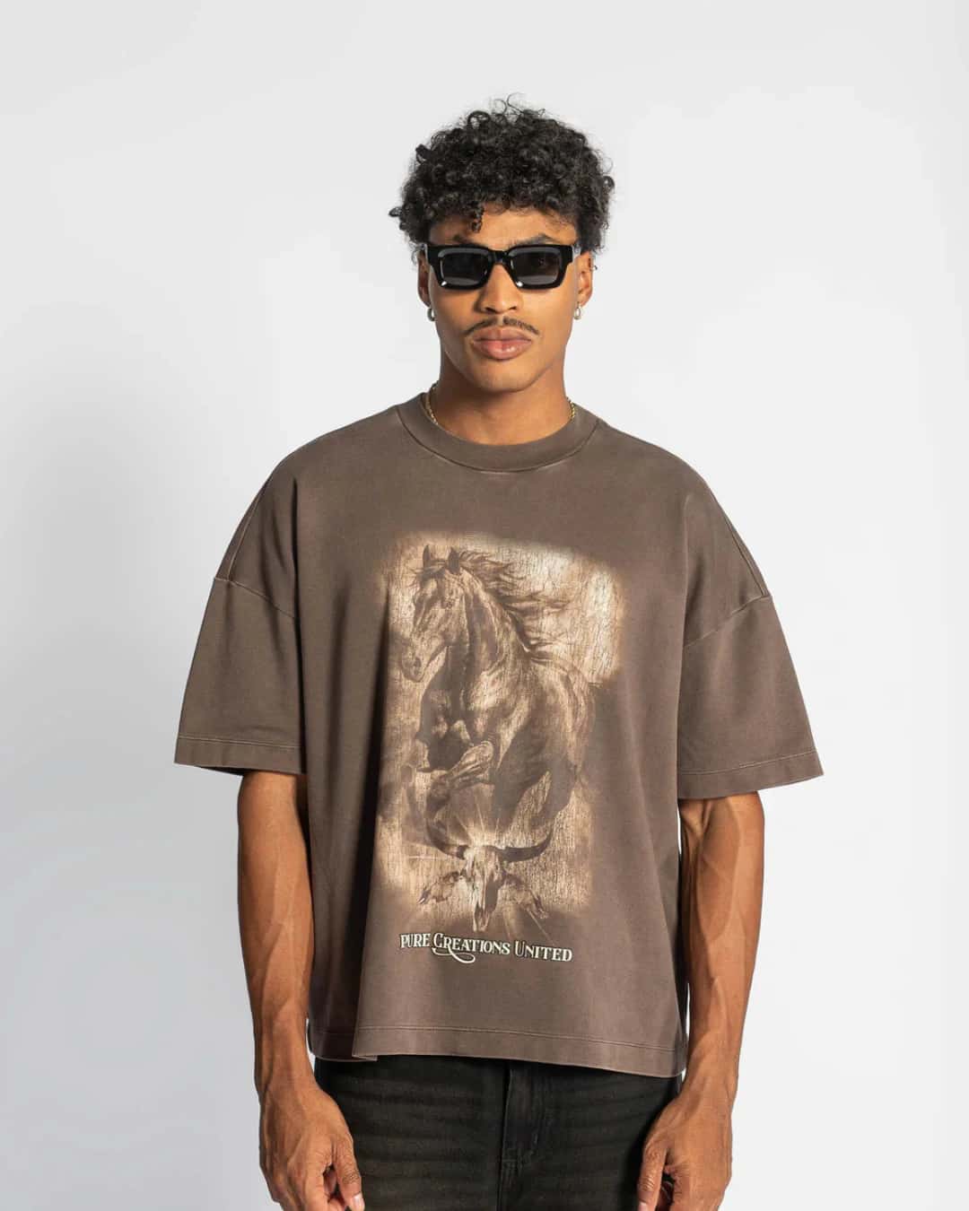 BEFORE THE WEST BROWN T-SHIRT - miniatura 2