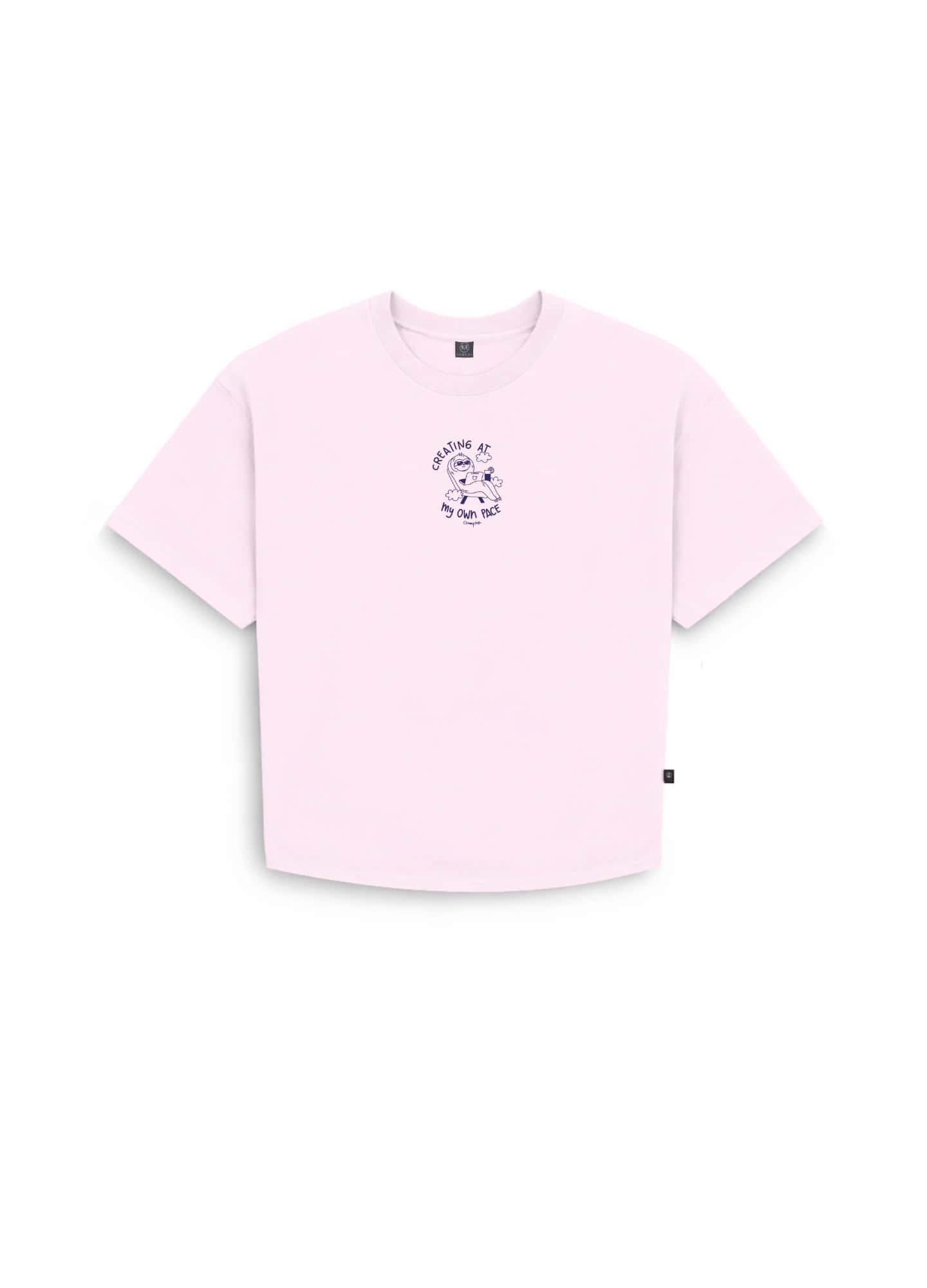 Own Pace Crop Top – Rosa