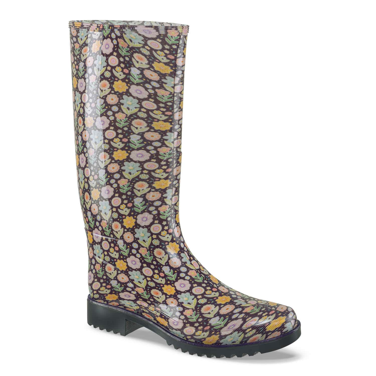 Botas Lluvia Kaede Negro Croydon Para Mujer