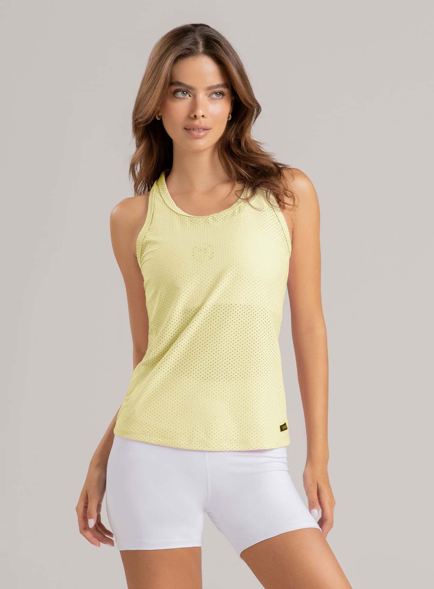 BLUSA DEPORTIVA FLORA EN MALLA