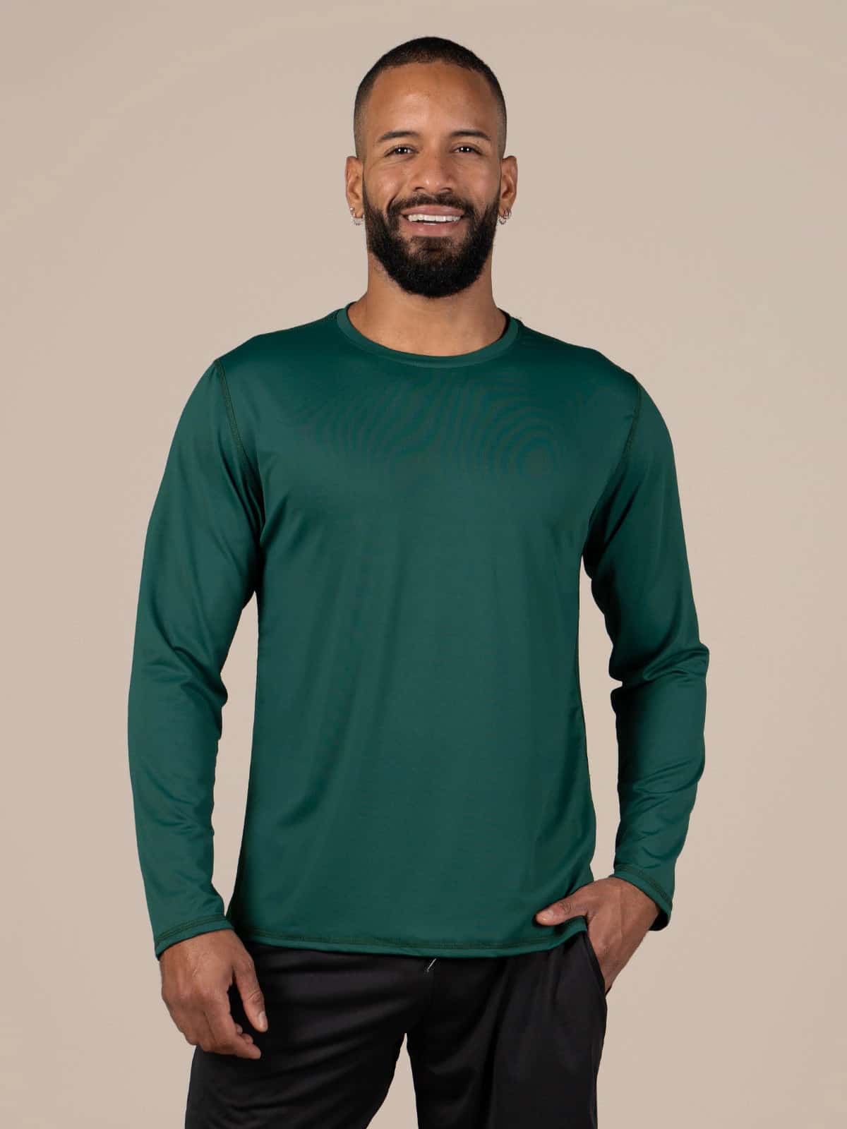 Buzo Basico Hombre ibiza verde pino