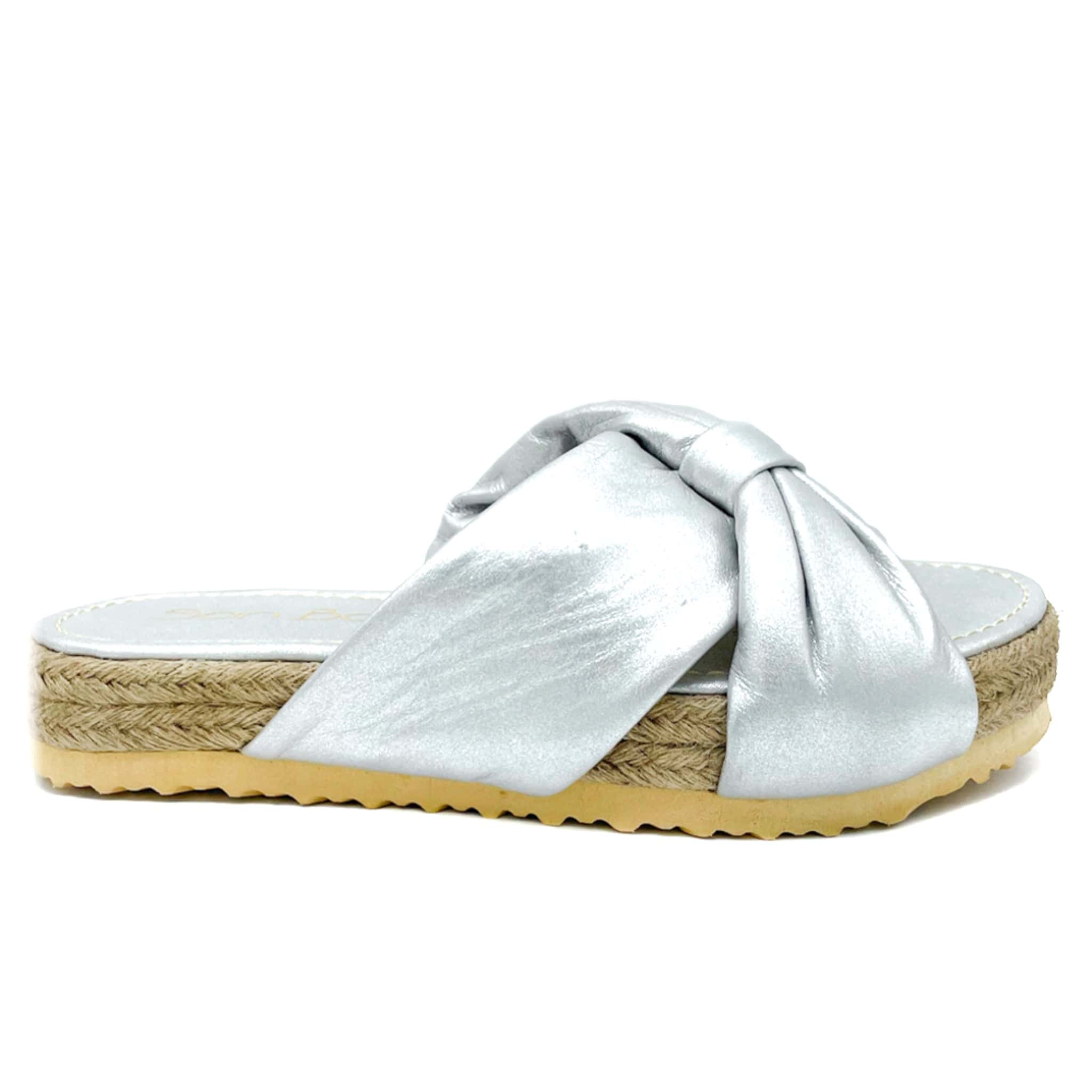 "Paris" Sandalia con Suela de Yute