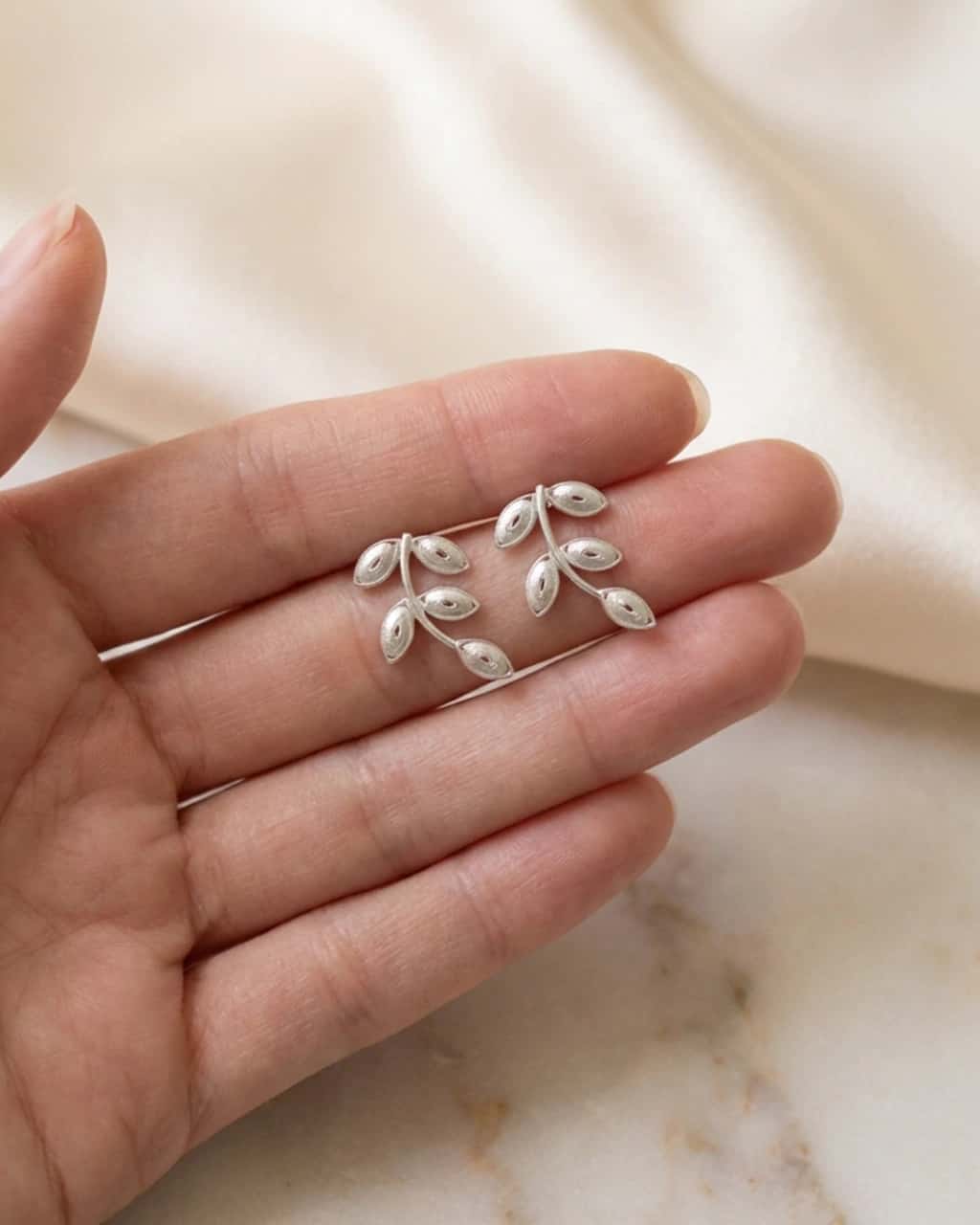 Arete Ramas Plata ley 950 Filigrana