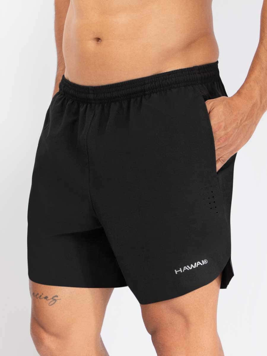 Pantaloneta Corta Deportiva Para Hombre Negro