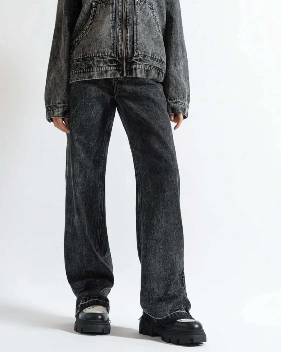MONCLAIR WASHED BLACK JEAN - miniatura 2