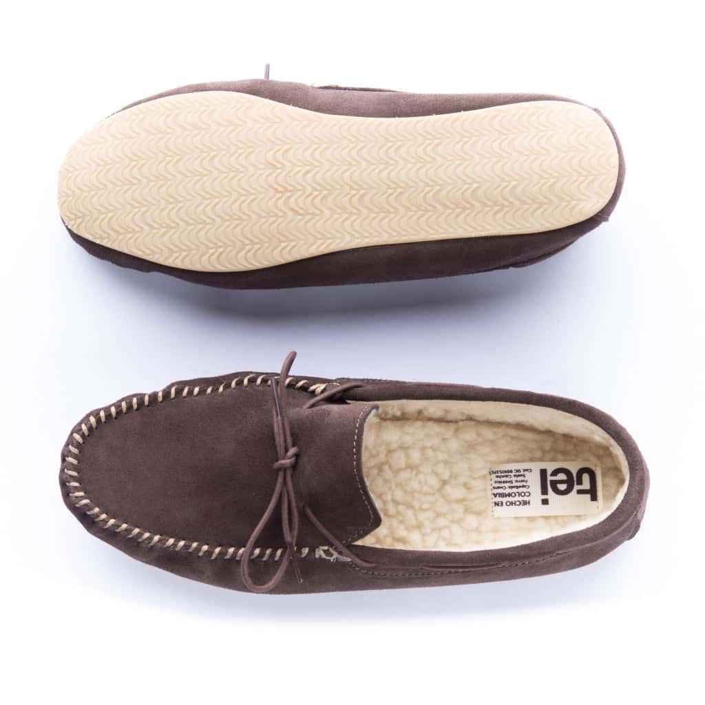 Pantuflas Apaches Hombre Cafe - miniatura 3