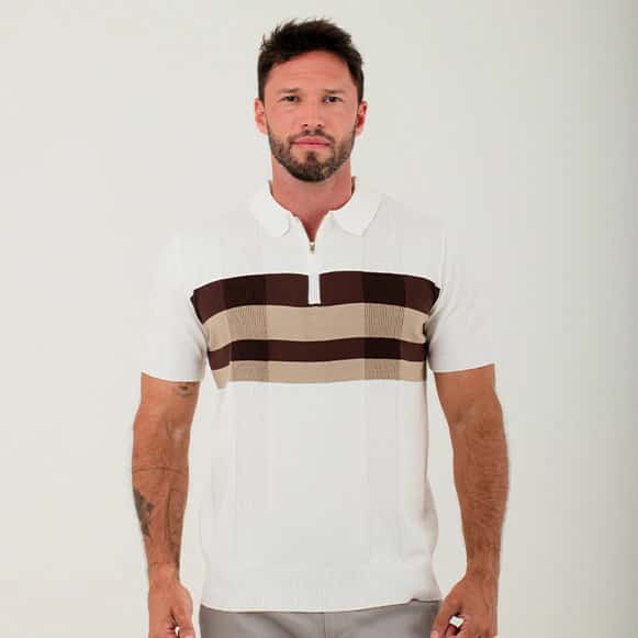 SUETER POLO MODA TEJIDO HOMBRE