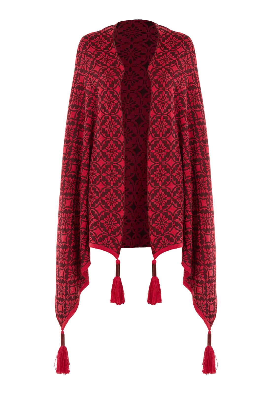 Foulard Mosaico – Rojo y Vino