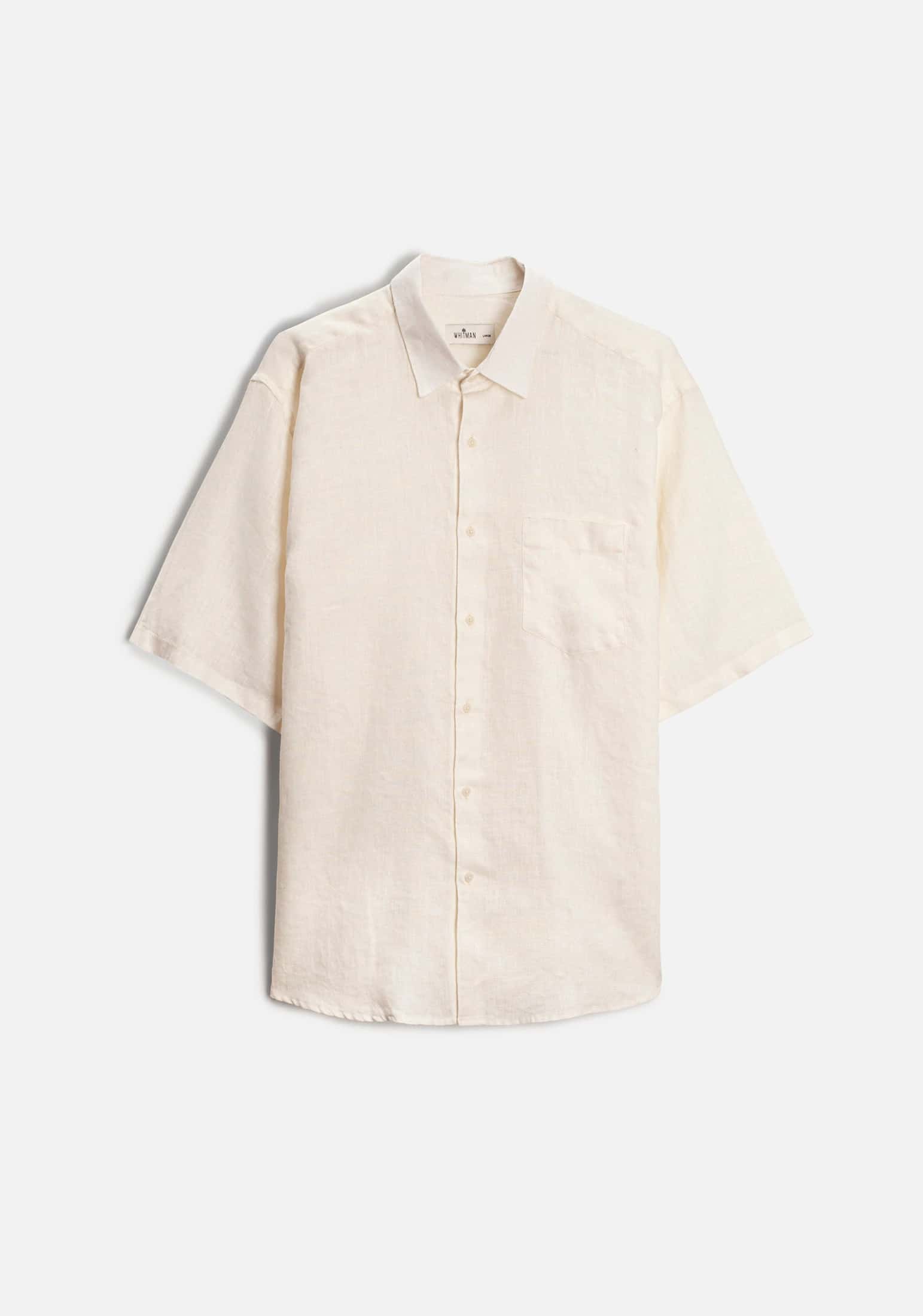 Camisa H Harlem Unicolor Marfil