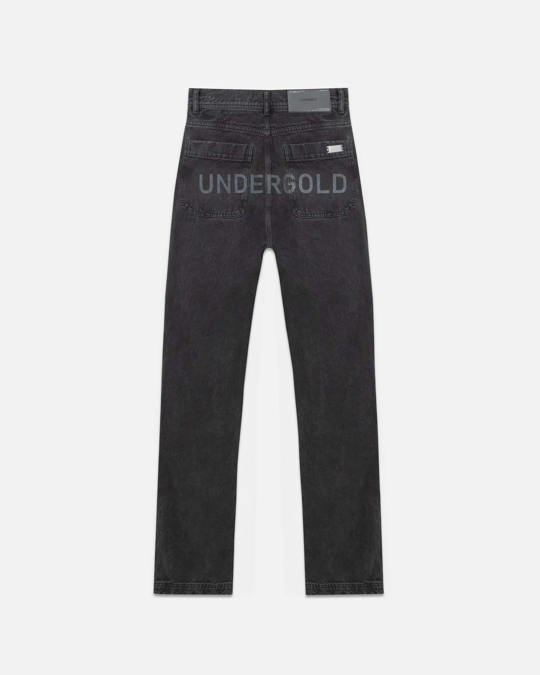 Line Basic Slim Fit Ripped Jeans Washed Black