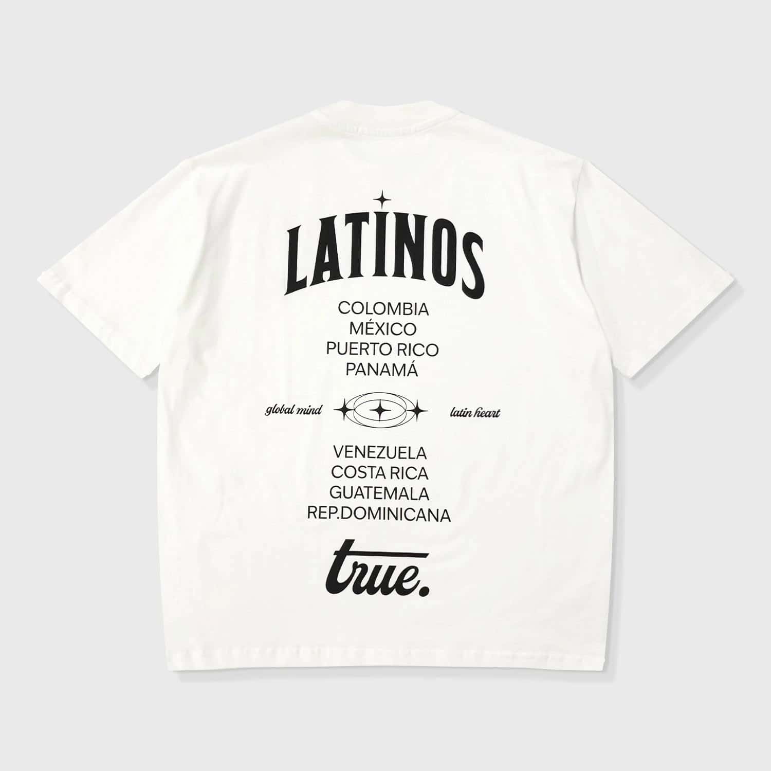 Latinos Oversized T-Shirt - Cream