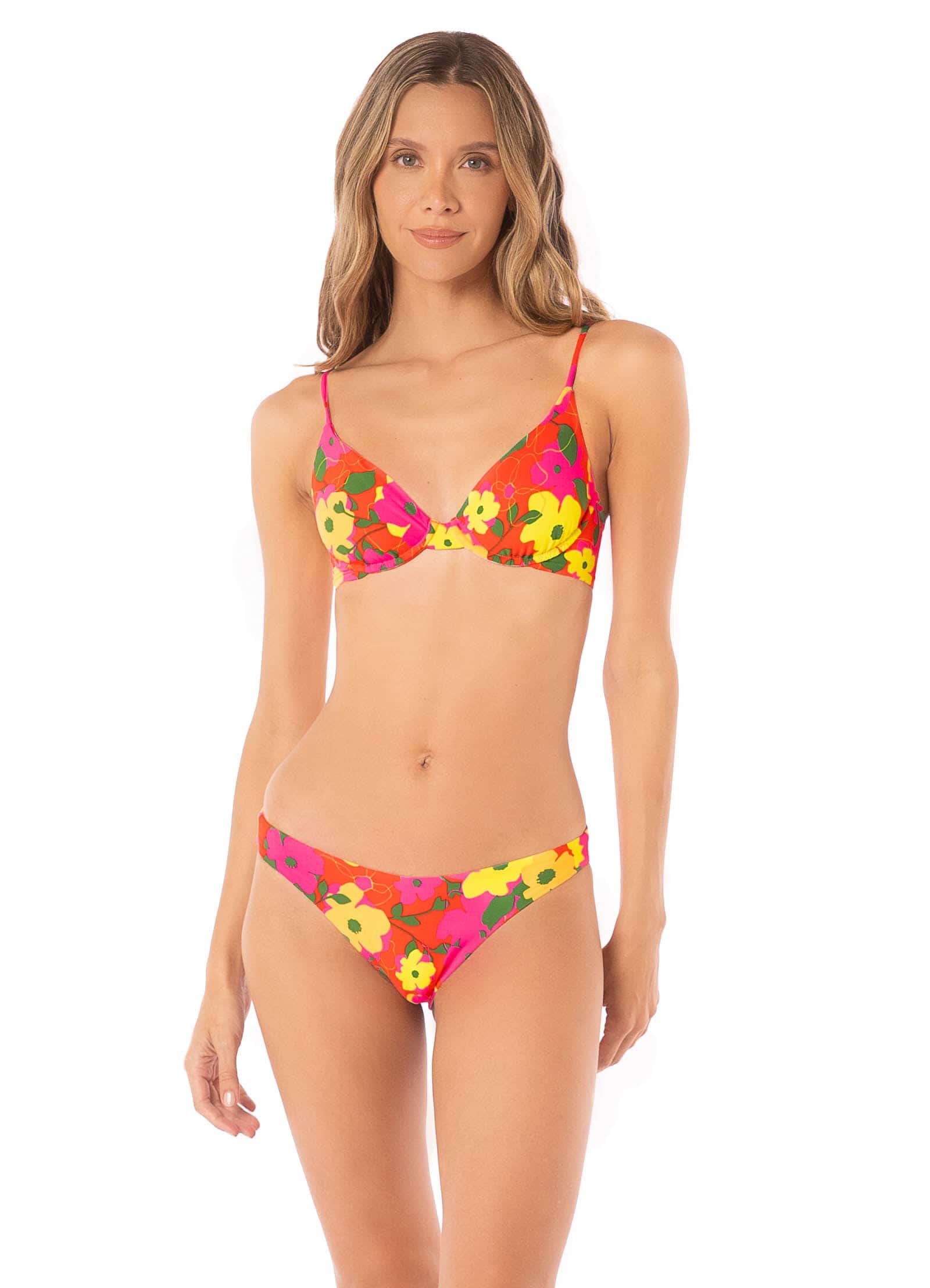 Maaji Crayonflower Dainty Unmolded Underwire Bikini Top