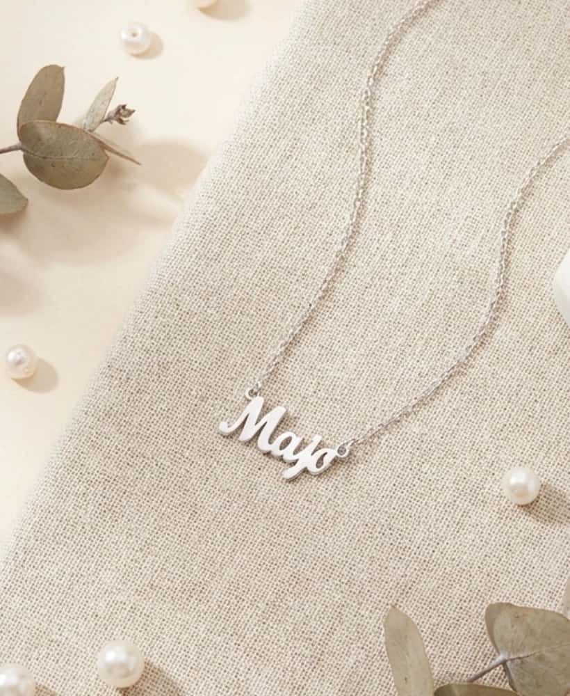 Cadena con Nombre Personalizado en Plata ley 925