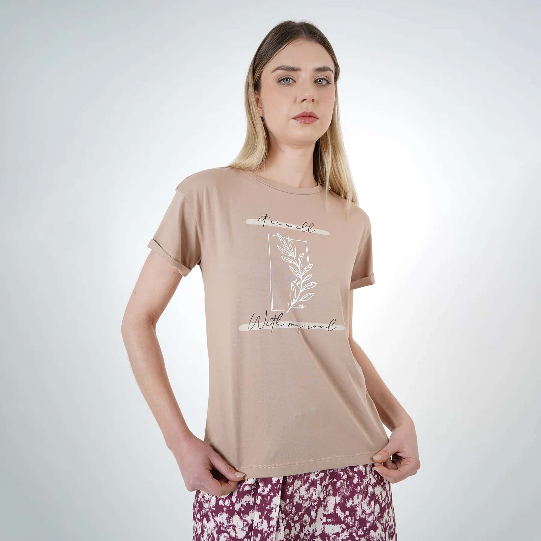 Camiseta Cuello Redondo Manga Corta