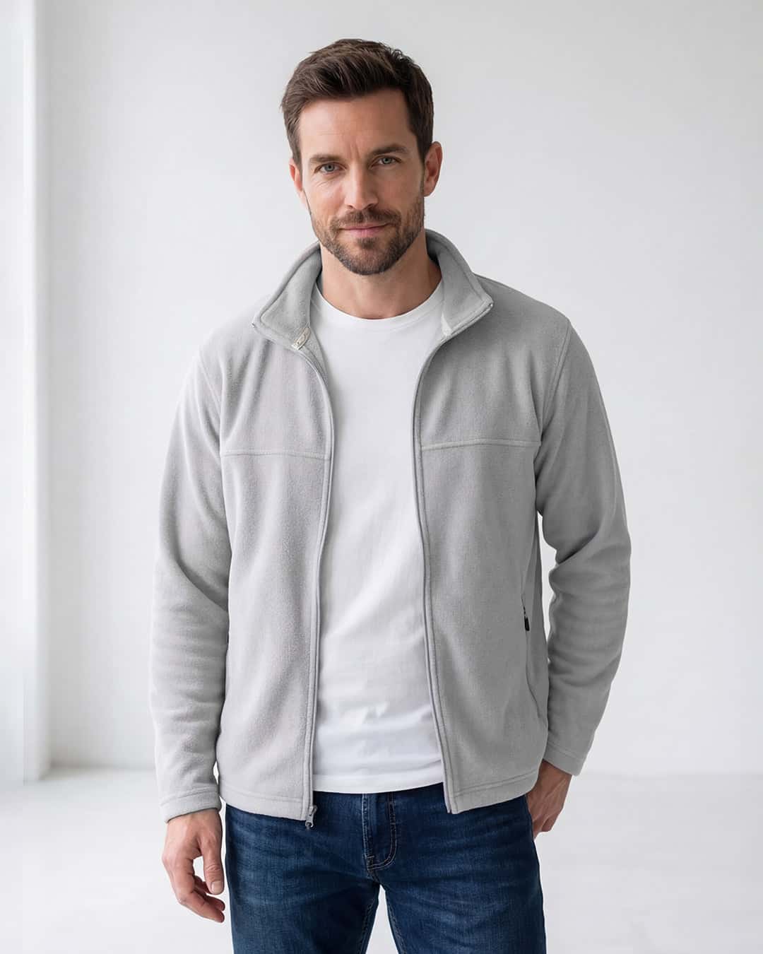 Polar FleeceFlex Hombre Gris Luna