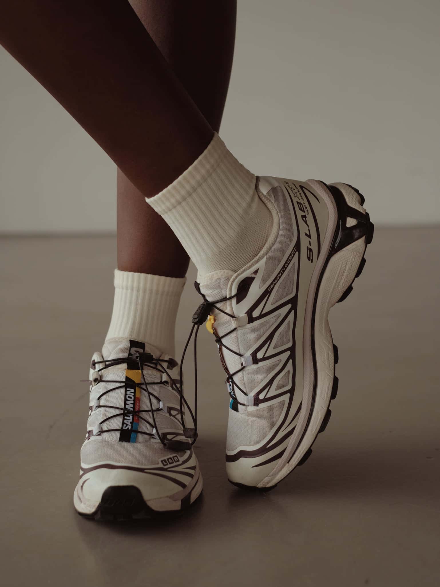 RUNNING SOCKS - NATURAL